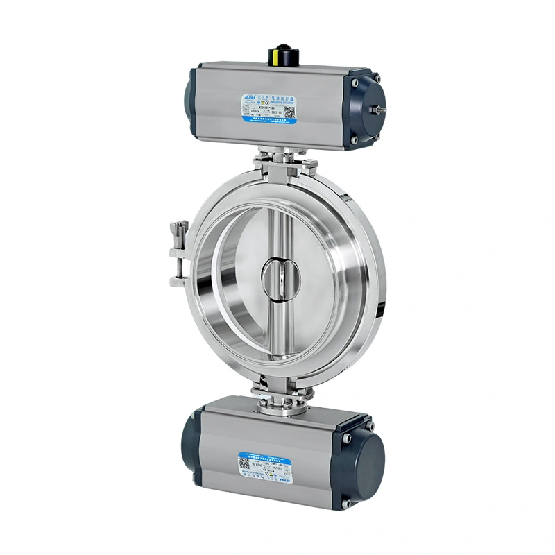 Sanitary Double Metering Butterfly Valve for Powder Dosing