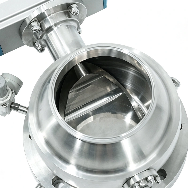 Sanitary Inflatable Seal Segmented Ball Valve